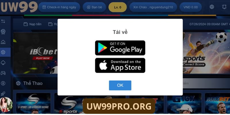 Lý do nên tải app uw99